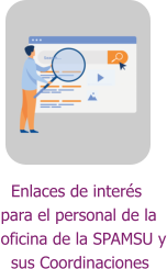 Enlaces de interés para el personal de la oficina de la SPAMSU y   sus Coordinaciones