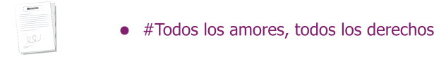 #Todos los amores, todos los derechos
