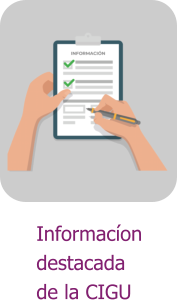 Informacíon destacada de la CIGU