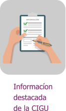 Informacíon destacada de la CIGU